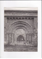 AVEYRON, Espalion, Eglise De Perse, Le Portail, Photo Auclair-Melot, Environ 23x17cm Années 1920-30 - Très Bon état - Orte