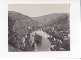 AVEYRON, Entraygues, Vallée De La Truyère, Photo Auclair-Melot, Environ 23x17cm Années 1920-30 - Très Bon état - Lugares