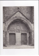 AVEYRON, Conques, Portail De L'église Ste-Foy, Photo Auclair-Melot, Environ 23x17cm Années 1920-30 - Très Bon état - Plaatsen