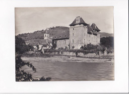 AVEYRON, Entraygues Sur Truyère, Le Château, Photo Auclair-Melot, Environ 23x17cm Années 1920-30 - Très Bon état - Orte