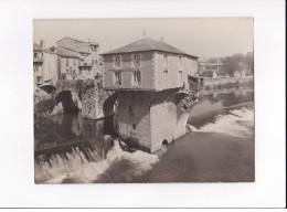 AVEYRON, Millau, Le Vieux Pont, Photo Auclair-Melot, Environ 23x17cm Années 1920-30 - Très Bon état - Plaatsen