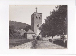 AVEYRON, L'entrée De L'Abbaye De Bonnecombe, Photo Auclair-Melot, Environ 23x17cm Années 1920-30 - Très Bon état - Places