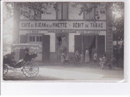 AIX EN PROVENCE - Carte - Photo - Café De Saint Jean De La Pinette - état - Aix En Provence