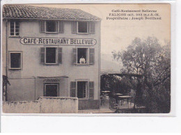 FALICON - Café Restaurant Bellevue - Propriétaire : Joseph Bonifassi - état - Andere & Zonder Classificatie