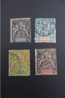 Nelle CALEDONIE TYPE GROUPE N°46 à 48 Oblit. COTE 35,50 EUROS VOIR SCANS - Used Stamps