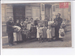 Carte Photo D'un Marchand Ambulant à Localiser (cachet Ambulant De Reims à Epernay)  - Très Bon état - Altri & Non Classificati