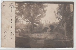 Carte Photo D'un Poisson Pris Dans La Loire En 1904 - Bon état (un Coin Manquant) - Autres & Non Classés