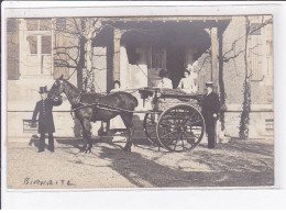 BIARRITZ : Carte Photo D'un Attelage En 1905 - Très Bon état - Biarritz