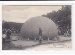 MORET-sur-LOING : Concours De Pêche Du 21 Juillet 1912, Pendant Le Gonflement Du Ballon - Très Bon état - Moret Sur Loing