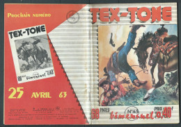 Tex-Tone N° 143 - Bimensuel  " Oeil Pour Oeil  " - D.L.  2è Trimestre 1963  - Tex0304 - Small Size