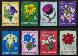 ROUMANIE - FLEURS - N° 2517 A 2524 - NEUF** MNH - Autres & Non Classés