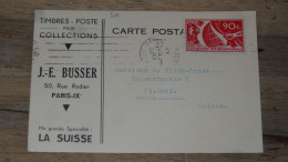 Carte Pour La Suisse Avec 90c Exposition Universelle De 1937  ....... PHI ........240424-18796 - 1921-1960: Moderne