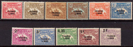 Madagascar 1942 Segnatasse Y.T.20/30 */MH VF/F - Portomarken