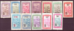 Madagascar 1922 Y.T.144/55 */MH VF/F - Nuevos