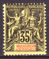 Madagascar 1900 Y.T.46 */MH VF/F - Nuovi