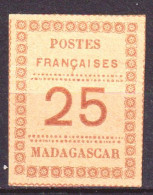 Madagascar 1891 Y.T.11 (*)/MNG VF/F - Unused Stamps