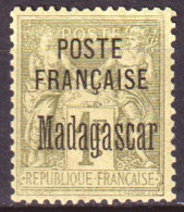 Madagascar 1895 Y.T.21 */MH VF/F - Nuovi