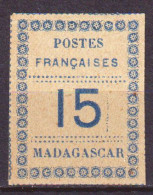 Madagascar 1891 Y.T.10 (*)/MNG VF/F - Nuevos