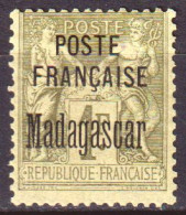 Madagascar 1895 Y.T.21 */MH VF/F - Ongebruikt