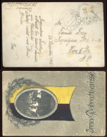 WWI Postcard With PELIKAN  Warship Cancellation - Unused Stamps