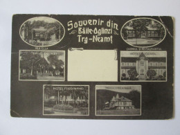 Romania-Băile Oglinzi(Neamț):Multivue C.p.voyage 1937 Cachet Poste Rare/Multiview Postcard Mailed 1937 Rare Postmark - Romania