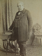 Photo Cdv Bisson, Paris - Vieil Homme, Pierre Martelet (1805-76) Maire De Champigny Sur Marne, Ca 1865 L679 - Oud (voor 1900)