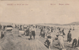 4933 34 Wijk Aan Zee, Strand Bergen Maken. 1908. (Linksonder Kleine Vouwen)  - Wijk Aan Zee