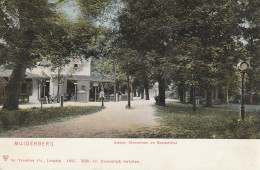 4933 49 Muiderberg, Station Stoomtram En Bondshotel. Rond 1900.  - Sonstige & Ohne Zuordnung