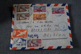 Très Bel Envoi Colonie Française,Djibouti - Belgique,1951courrier, Pour Collection - Ethiopie