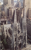 CARTOLINA  C9  NEW YORK CITY,NEW YORK,STATI UNITI-ST. PATRICK'S CATHEDRAL IS LOCATED ON FIFTH AVENUE-NON VIAGGIATA - Churches