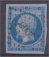 Napoléon N° 14c Bleu Sur Azuré Cachet PC 2009 Mirecourt Vosges - Altri & Non Classificati