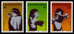 Liechtenstein, 1979, International Year Of The Child, IYC, United Nations, MNH, Michel 725-727 - Nuovi