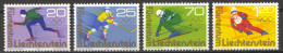 Liechtenstein, 1975, Olympic Winter Games Innsbruck, Sports, MNH, Michel 635-638 - Ongebruikt