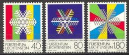 Liechtenstein, 1983, Olympic Winter Games Sarajevo, Sports, MNH, Michel 834-836 - Neufs