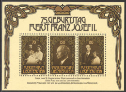 Liechtenstein, 1981, Royal Family, MNH, Michel Block 11 - Blocks & Kleinbögen