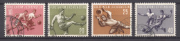 Liechtenstein, 1954, Soccer World Cup Switzerland, Football, Sports, Used, Michel 322-325 - Usados