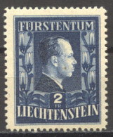 Liechtenstein, 1951, King Franz Josef II, Royal, MNH, Michel 304A - Ungebraucht