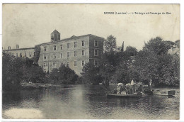 SORDE (40) - Sorde-l'Abbaye - L' Abbaye Et Passage Du Bac - Sans éditeur - Autres & Non Classés