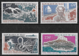 MALI - OEUVRES DE JULES VERNE - PA 239 A 242 - NEUF** MNH - Writers
