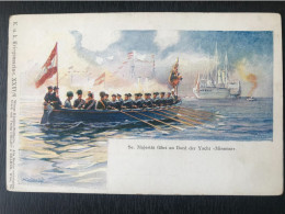 Carte Postale Illustré Serie Philipp & Kramer  Kriegsmarine XXVI/8 - Andere & Zonder Classificatie