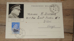 Carte Poste Aux Armées 1940 - General Vuillemin  ...... PHI .........240424-G1360 - Brieven En Documenten