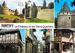 56 - Pontivy - Le Château Et Les Vieux Quartiers - Multivues - Pontivy
