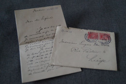 Très Bel Envoi ,oblitération De Malines 1923, + Courrier, Pour Collection - Otros & Sin Clasificación