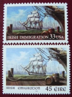 Irlande Yv. 1121 & USA Yv. 2853 Neufs ** (MNH) - 1999 - Bateaux - Voiliers - Boten