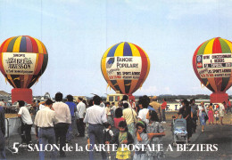 MO-24-363 : SALON DE BEZIERS. 5° BOURSE. 1991. MONTGOLFIERES - Bolsas Y Salón Para Coleccionistas