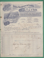 17 Saintes Genevière Bonniot Succursales Royan La Rochelle Rochefort Cognac Niort Angoulême Manufacture Carreaux 1903 - Petits Métiers