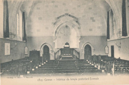 06 // CANNES   Intérieur Du Temple Protestant écossais / Cachet 168eme Infanterie Depot - Au Verso - Cannes