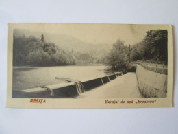 Roumanie-Reșița Photo 120x60 Mm Barrage D'eau De Breazova Vers 1930.Reșița-Breazova Water Dam Photo 120x60 Mm 30s - Orte