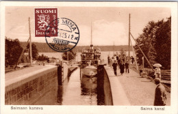 Saimaan Kanava , Saiman Kanal (Posted 1935) - Finlande