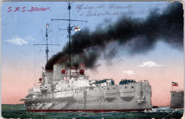 S.M.S. Blücher (Deutschland) (Gelaufen Als Feldpost 1915) - Warships